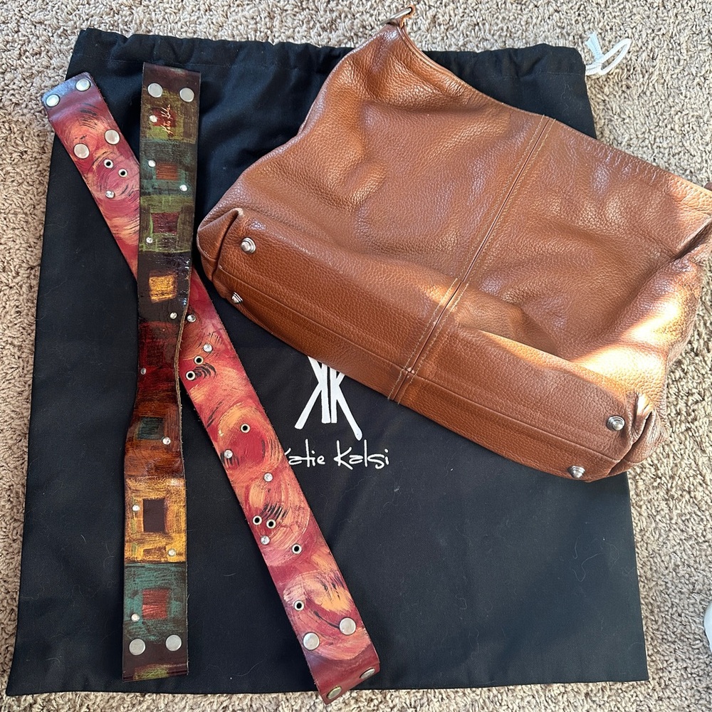 Katie K Brown Leather Bag